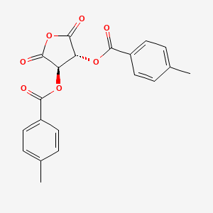 molecular formula C20H16O7 B1640799 DI-(4-Toluoyl)-L-tartaric anhydride 