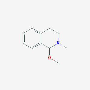 molecular formula C11H15NO B1640814 1-Methoxy-2-methyl-1,2,3,4-tetrahydroisoquinoline 