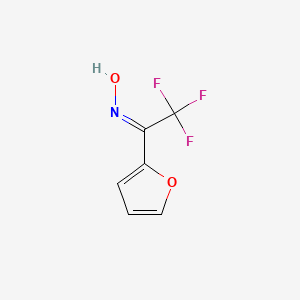 molecular formula C6H4F3NO2 B1640824 N-[2,2,2-trifluoro-1-(furan-2-yl)ethylidene]hydroxylamine 