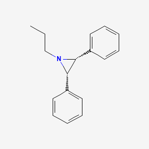 molecular formula C17H19N B1640880 (3S,2R)-2,3-diphenyl-1-propylaziridine 