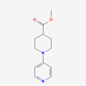 molecular formula C12H16N2O2 B1640900 1-(4-pyridinyl)-4-Piperidinecarboxylic acid methyl ester 