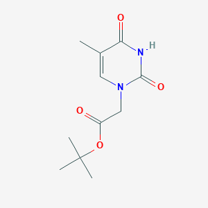 molecular formula C11H16N2O4 B1640902 N1-tert-butyloxycarbonylmethylthymine 