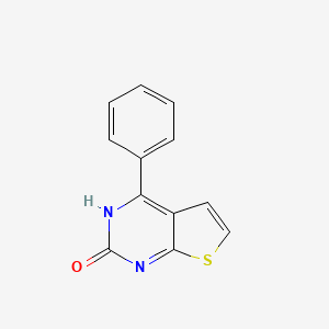molecular formula C12H8N2OS B1640905 4-Phenyl-thieno[2,3-d]pyrimidin-2-ol 