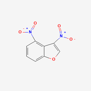 molecular formula C8H4N2O5 B1640941 3,4-Dinitro-benzofuran 
