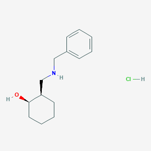 molecular formula C14H22ClNO B1640961 cis-2-Benzylaminomethyl-1-cyclohexanol hydrochloride 