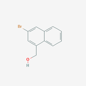 molecular formula C11H9BrO B1640973 (3-Bromonaphthalen-1-yl)methanol 