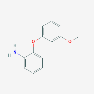 molecular formula C13H13NO2 B1640993 2-(3-Methoxyphenoxy)aniline 