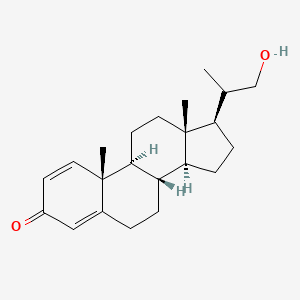 molecular formula C22H32O2 B1640995 21-Hydroxy-20-methylpregna-1,4-dien-3-one CAS No. 71658-22-5