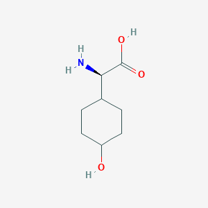 molecular formula C8H15NO3 B1641010 (R)-2-Amino-2-(4-hydroxycyclohexyl)acetic acid 