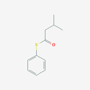 molecular formula C11H14OS B1641014 S-phenyl 3-methylbutanethioate 