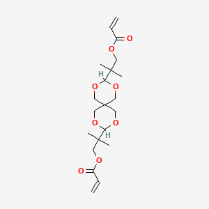 molecular formula C21H32O8 B1641037 3,9-Bis(2-acryloyloxy-1,1-dimethylethyl)-2,4,8,10-tetraoxaspiro[5.5]undecane 