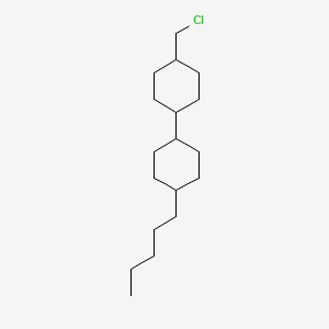 molecular formula C18H33Cl B1641043 trans-1-Pentyl-4-(trans-4-chloromethylcyclohexyl)cyclohexane 
