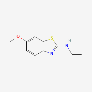 molecular formula C10H12N2OS B1641049 N-ethyl-6-methoxybenzo[d]thiazol-2-amine 
