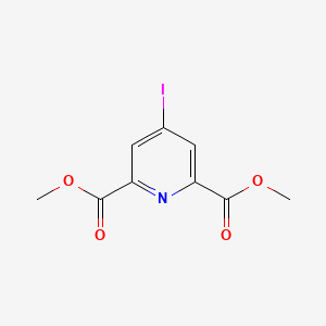 molecular formula C9H8INO4 B1641055 Dimethyl 4-iodopyridine-2,6-dicarboxylate 