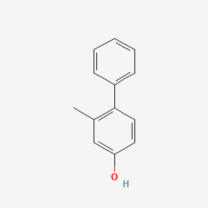 molecular formula C13H12O B1641058 2-Methyl-[1,1'-biphenyl]-4-ol 