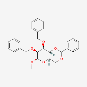 molecular formula C28H30O6 B1641060 Methyl 2,3-DI-O-benzyl-4,6-O-benzylidene-A-D-mannopyranoside 