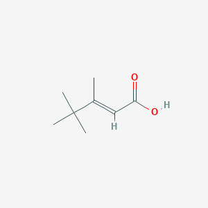 molecular formula C8H14O2 B1641064 (E)-3,4,4-Trimethylpent-2-enoic acid CAS No. 99799-04-9