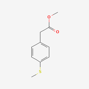 molecular formula C10H12O2S B1641079 Methyl 2-(4-(methylthio)phenyl)acetate 