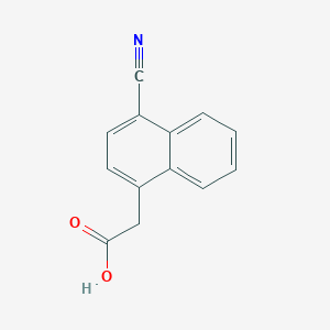 molecular formula C13H9NO2 B1641133 (4-Cyanonaphthalen-1-yl)acetic acid 