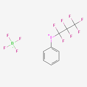 molecular formula C9H5BF11I B1641140 Iodonium phenylheptafluoropropyl tetrafluoroborate 