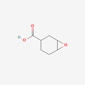 molecular formula C7H10O3 B1641150 7-Oxabicyclo[4.1.0]heptane-3-carboxylic acid CAS No. 52892-14-5