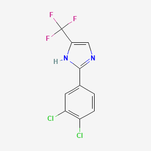 1H-Imidazole, 2-(3,4-dichlorophenyl)-5-(trifluoromethyl)-