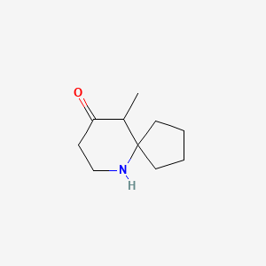 molecular formula C10H17NO B1641175 10-Methyl-6-aza-spiro[4.5]decan-9-one 
