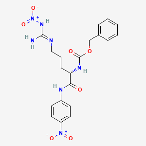 molecular formula C20H23N7O7 B1641184 Z-Arg(NO2)-pNA 