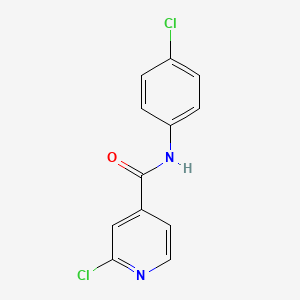 molecular formula C12H8Cl2N2O B1641192 2-Chloro-N-(4-chlorophenyl)pyridine-4-carboxamide 
