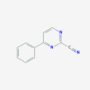 molecular formula C11H7N3 B1641201 4-Phenylpyrimidine-2-carbonitrile 