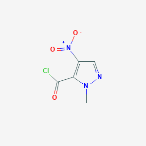 molecular formula C5H4ClN3O3 B1641202 1-methyl-4-nitro-1H-pyrazole-5-carbonyl chloride CAS No. 1006962-20-4