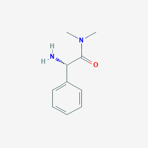 molecular formula C10H14N2O B1641220 (S)-2-Amino-N,N-dimethyl-2-phenylacetamide 