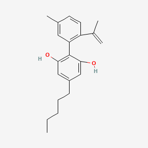 molecular formula C21H26O2 B1641248 Cannabinodiol CAS No. 39624-81-2