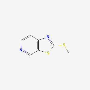 molecular formula C7H6N2S2 B1641262 2-(Methylthio)thiazolo[5,4-c]pyridine 