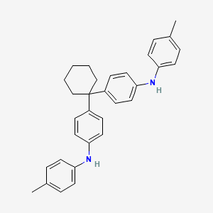 molecular formula C32H34N2 B1641263 1,1-Bis[4-(4-methylphenylamino)phenyl]cyclohexane 