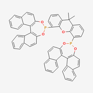 (11bR,11'bR)-4,4'-(9,9-Dimethyl-9H-xanthene-4,5-diyl)bis-dinaphtho[2,1-d:1', 2'-f][1,3,2]dioxaphosphepin