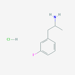 molecular formula C9H13ClIN B164130 盐酸 1-(m-碘苯基)-2-丙胺 CAS No. 20110-56-9
