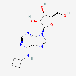 molecular formula C14H19N5O4 B1641321 Adenosine, N-cyclobutyl- 