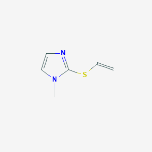 molecular formula C6H8N2S B1641450 2-(ethenylthio)-1-methyl-1H-Imidazole 