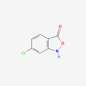 molecular formula C7H4ClNO2 B1641456 6-chlorobenzo[c]isoxazol-3(1H)-one 