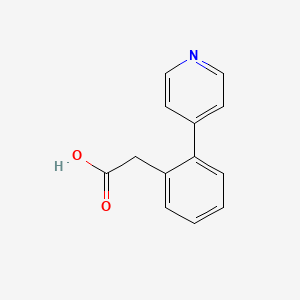 molecular formula C13H11NO2 B1641464 2-(4-pyridinyl)Benzeneacetic acid 