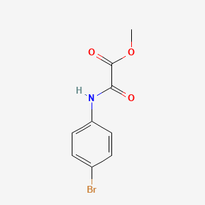 molecular formula C9H8BrNO3 B1641477 2-(4-Bromoanilino)-2-oxoacetic acid methyl ester 