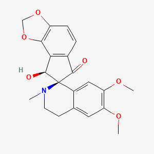 molecular formula C21H21NO6 B1641478 Yenhusomidine 