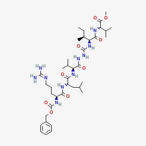 molecular formula C38H64N10O9 B1641502 Z-Arg-Leu-Val-Agly-Ile-Val-OMe 