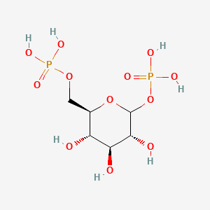 molecular formula C6H14O12P2 B1641524 D-Glucose-1,6-diphosphate 