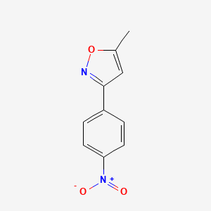 molecular formula C10H8N2O3 B1641534 5-Methyl-3-(4-nitrophenyl)isoxazole 