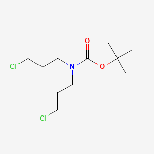 molecular formula C11H21Cl2NO2 B1641535 Tert-butyl bis(3-chloropropyl)carbamate 