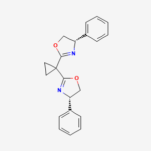 (4S,4'S)-2,2'-(Cyclopropane-1,1-diyl)bis(4-phenyl-4,5-dihydrooxazole)