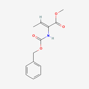 molecular formula C13H15NO4 B1641604 2-(Benzyloxycarbonylamino)-2-butenoic acid methyl ester 