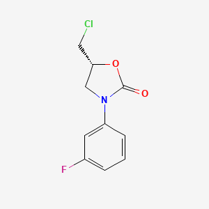 (5R)-5-(Chloromethyl)-3-(3-fluorophenyl)-2-oxazolidinone